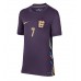 Camisa de time de futebol Inglaterra Bukayo Saka #7 Replicas 2º Equipamento Feminina Europeu 2024 Manga Curta